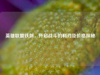 英雄联盟铁剑，开启战斗的利刃及价格探秘
