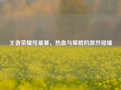 王者荣耀残暴赛，热血与策略的激烈碰撞