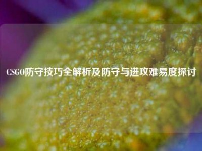 CSGO防守技巧全解析及防守与进攻难易度探讨