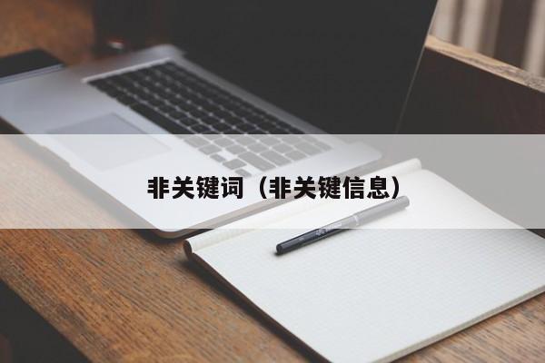 非关键词(非关键信息)