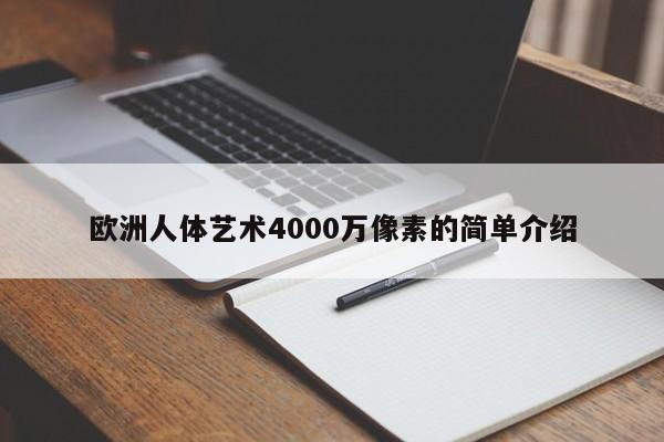 欧洲人体艺术4000万像素的简单介绍
